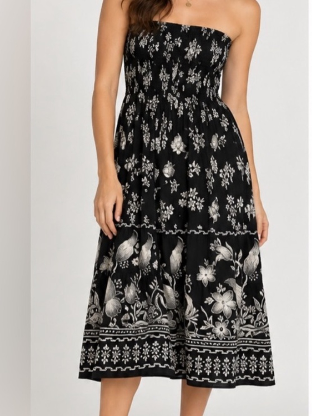 Cyn by‎ Cynthia Mehra Strapless Dress
